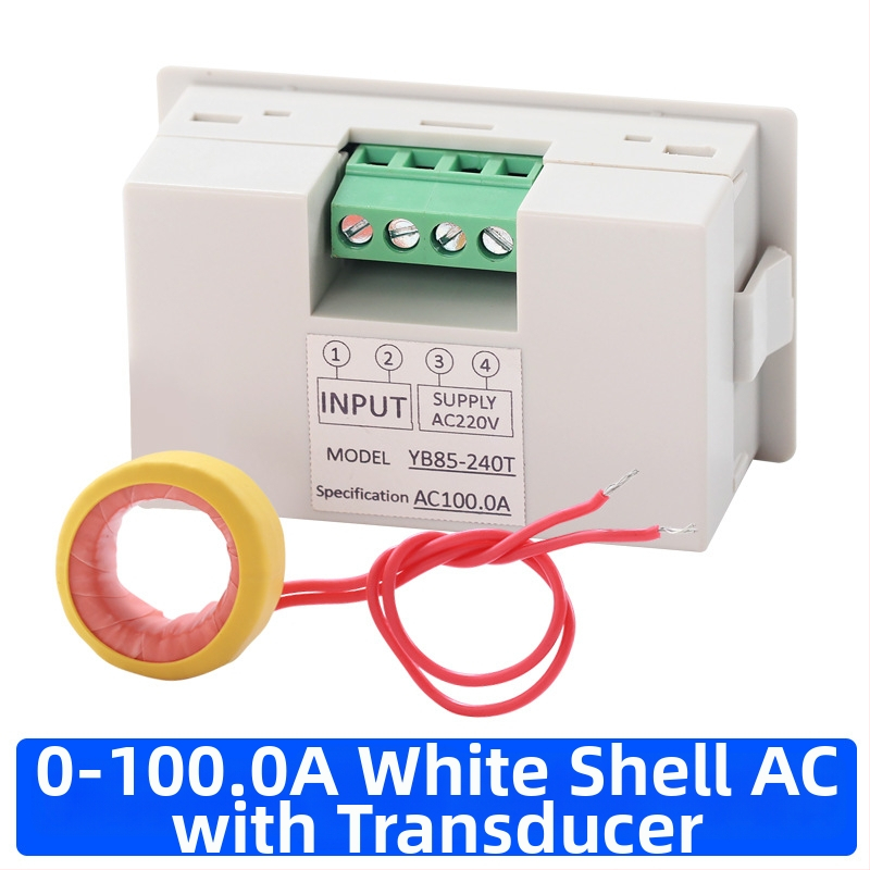 Digitális áramerősségmérő váltakozó áram mérésére (AC 220–380V; tartományok: 20/50/100/200A; Modell D85-240T; Márka CHKL)