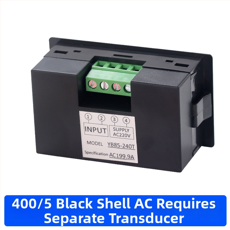 Digitális áramerősségmérő váltakozó áram mérésére (AC 220–380V; tartományok: 20/50/100/200A; Modell D85-240T; Márka CHKL)