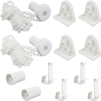 Univerzális fej rolókhoz, 12 darabos készlet, 17 mm, 2 m húzó gyöngyök, műanyag