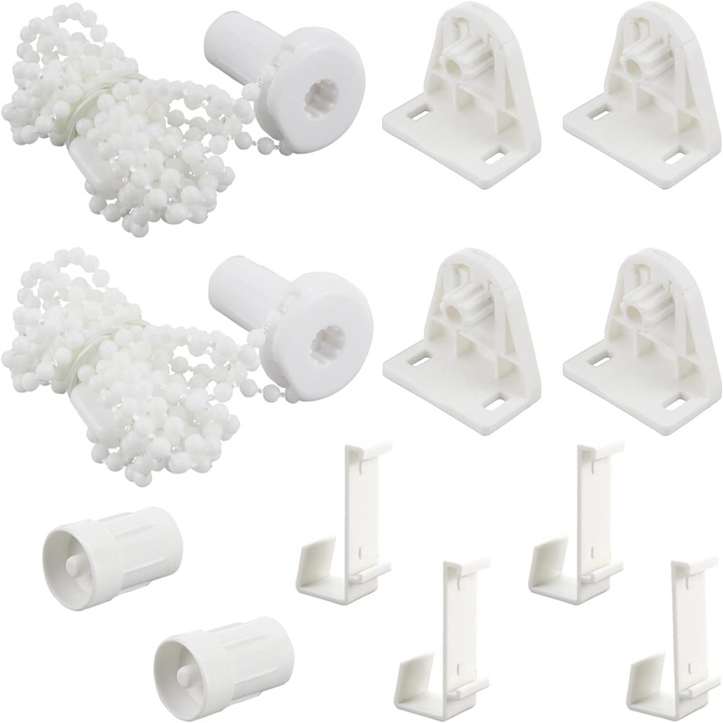 Univerzális fej rolókhoz, 12 darabos készlet, 17 mm, 2 m húzó gyöngyök, műanyag