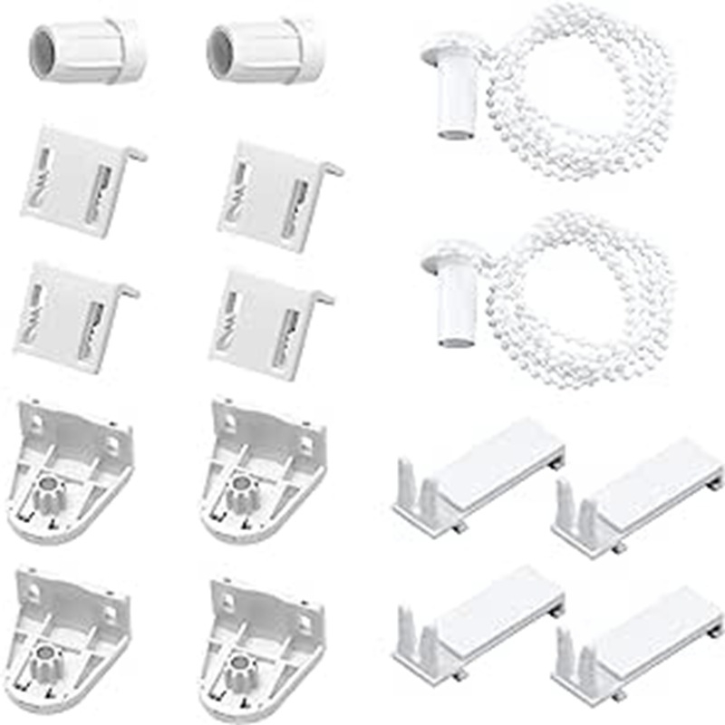 Univerzális húzófej készlet rolókhoz, 16 darab, műanyag, Hai Yiming, minden függönytípushoz, modern egyszerű stílus