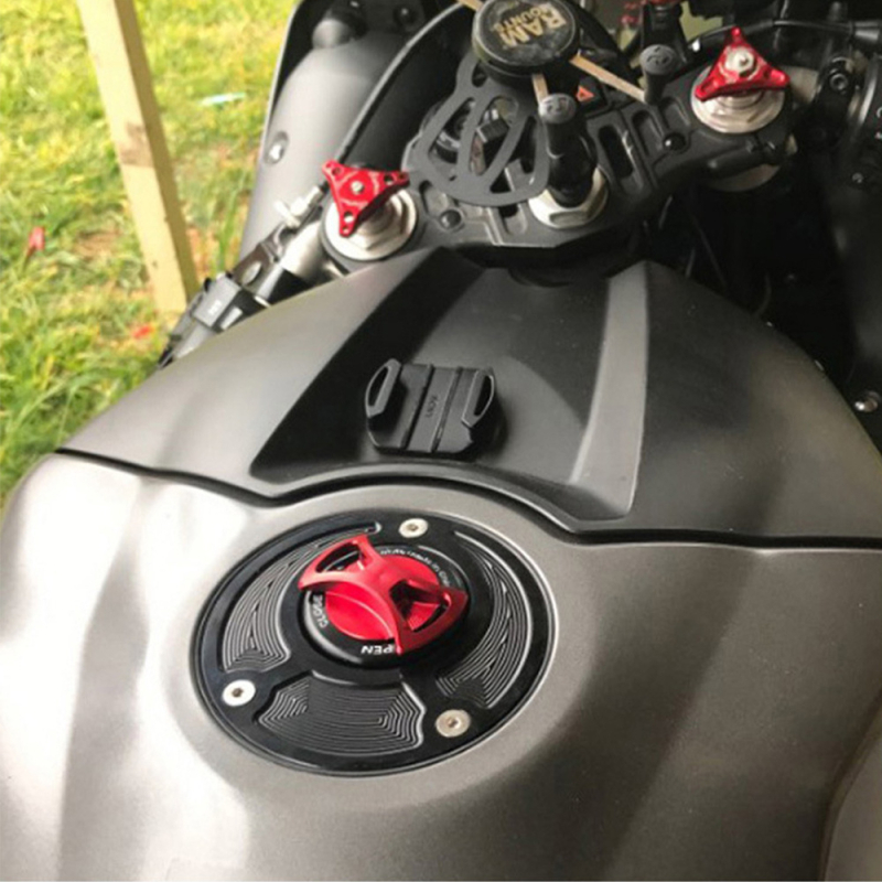 Kawasaki Z650 Z750 Z800 Z900 Z1000 ER400 – Alumínium ötvözetből készült üzemanyagtank sapka, Modell 417