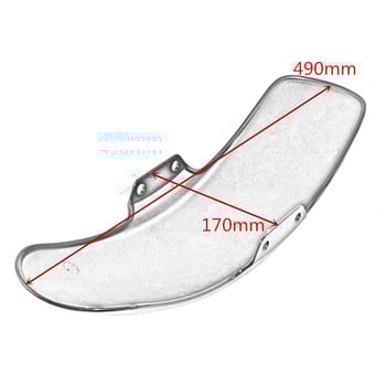 Elülső sárvédő Honda Rebel CMX300/CMX500 – ABS műanyag, illeszkedik CMX300/CMX500