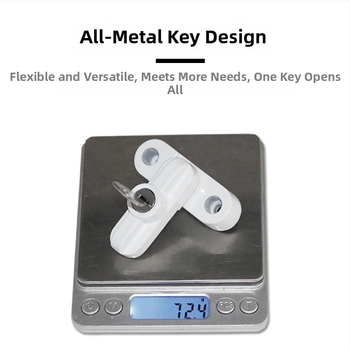 Crescent zámok pre dvere a okná – plastový ochranný zámok pre dvere a okná, model Door and Window Protection Lock, moderný jednoduchý štýl