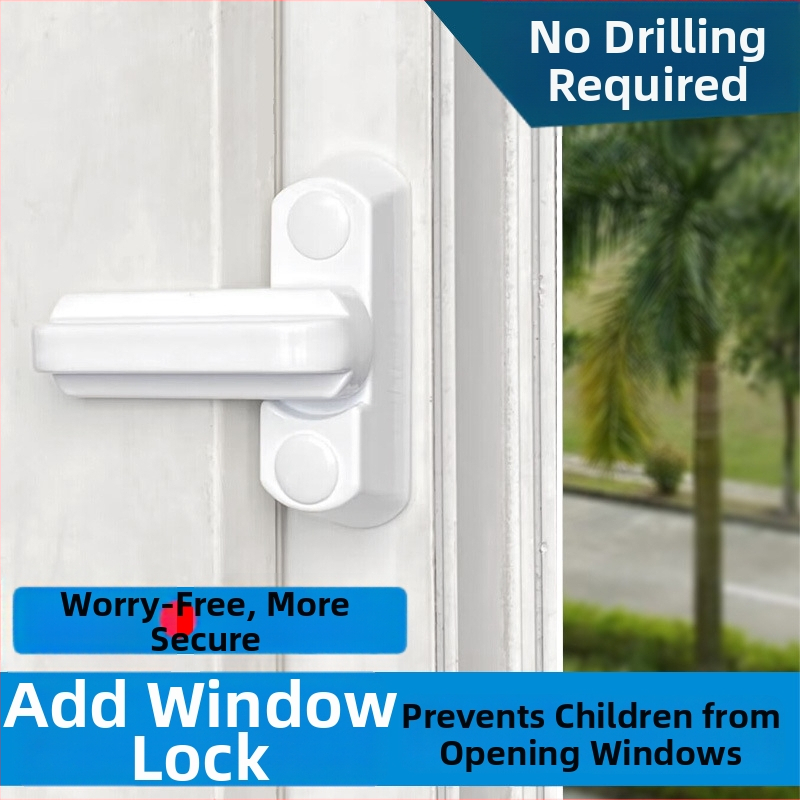 Crescent zámok pre dvere a okná – plastový ochranný zámok pre dvere a okná, model Door and Window Protection Lock, moderný jednoduchý štýl