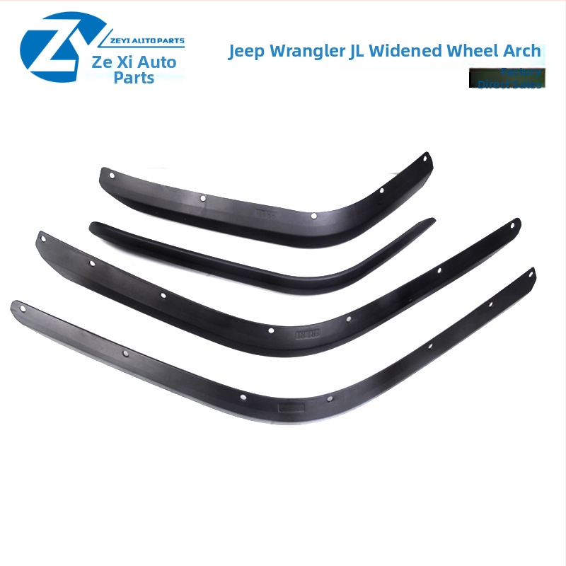 Rozšírené blatníky pre Wrangler JL/JT (2018+), vodotesná ochrana proti špliechaniu, z plastu, prispôsobiteľné