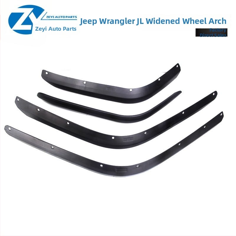 Rozšírené blatníky pre Wrangler JL/JT (2018+), vodotesná ochrana proti špliechaniu, z plastu, prispôsobiteľné