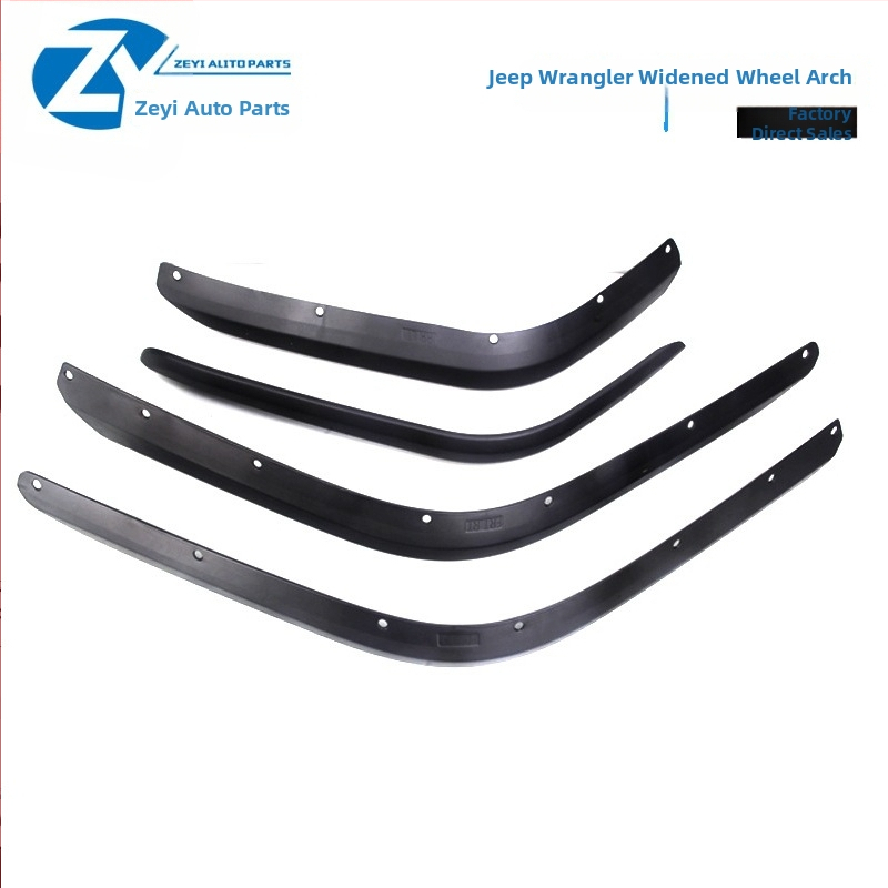 Rozšírené blatníky pre Wrangler JL/JT (2018+), vodotesná ochrana proti špliechaniu, z plastu, prispôsobiteľné