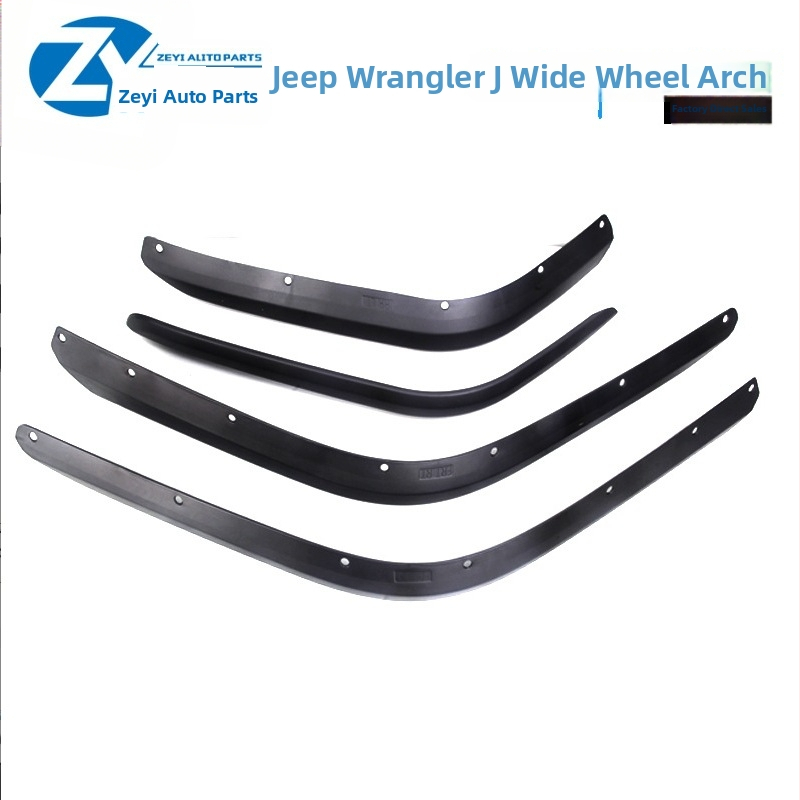 Rozšírené blatníky pre Wrangler JL/JT (2018+), vodotesná ochrana proti špliechaniu, z plastu, prispôsobiteľné