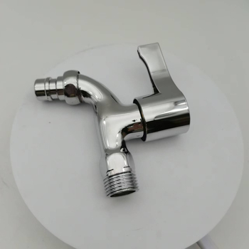 Robinet pentru mașină de spălat, montaj pe perete, nucleu ceramic al ventilului, intrare/ieșire 15 mm, aliaj de zinc