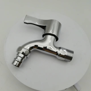 Robinet pentru mașină de spălat, montaj pe perete, nucleu ceramic al ventilului, intrare/ieșire 15 mm, aliaj de zinc