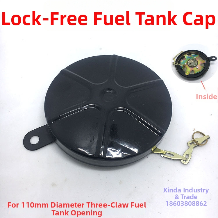 Automobilový plniaci otvor palivovej nádrže z hliníka – trojramenný hliníkový krk, variabilný priemer, súčasťou uzamykateľná a nezamykateľná zátka