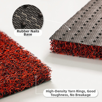 Kör alakú PVC csúszásmentes padlótakaró, szövött, mosható (Anyag: PVC csúszásmentes; Folyamat: Szövés; Forma: Köralakú; Tisztítás: Kimosható; Alkalmazás: Konyha, Fürdőszoba, Előtér)