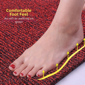 Kör alakú PVC csúszásmentes padlótakaró, szövött, mosható (Anyag: PVC csúszásmentes; Folyamat: Szövés; Forma: Köralakú; Tisztítás: Kimosható; Alkalmazás: Konyha, Fürdőszoba, Előtér)