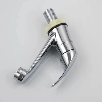 Cinkötvözetből készített mosdócsaptelep, modell S1012, kerámia szeleppel, működési hőmérséklet 0–90°C, 4 csatlakozás