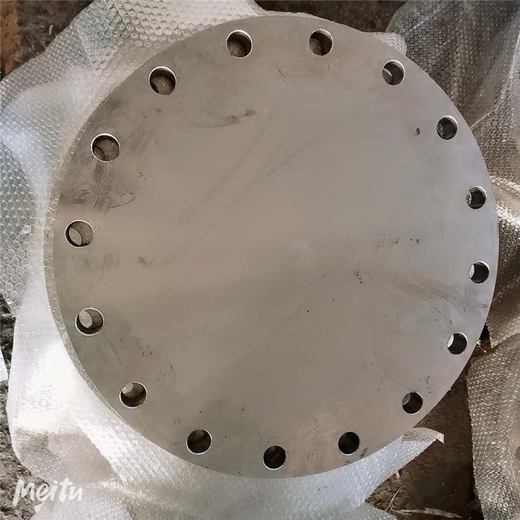 Oldalsó típusú rozsdamentes acél vakfalanccap PN10 szabvány, hegesztett csatlakozás, A osztály