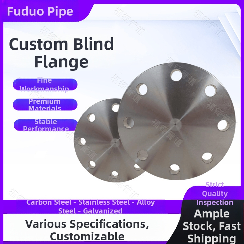 Bočný typ krytu z nehrdzavejúcej ocele, slepý plášť flanše, PN10 štandard, zváranie, trieda A