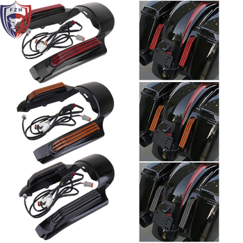 LED hátsó sárvédő lámpa Harley-Davidson Street Glide, Road King és Glide motorkerékpárokhoz (PVC ház, ABS sárvédő)