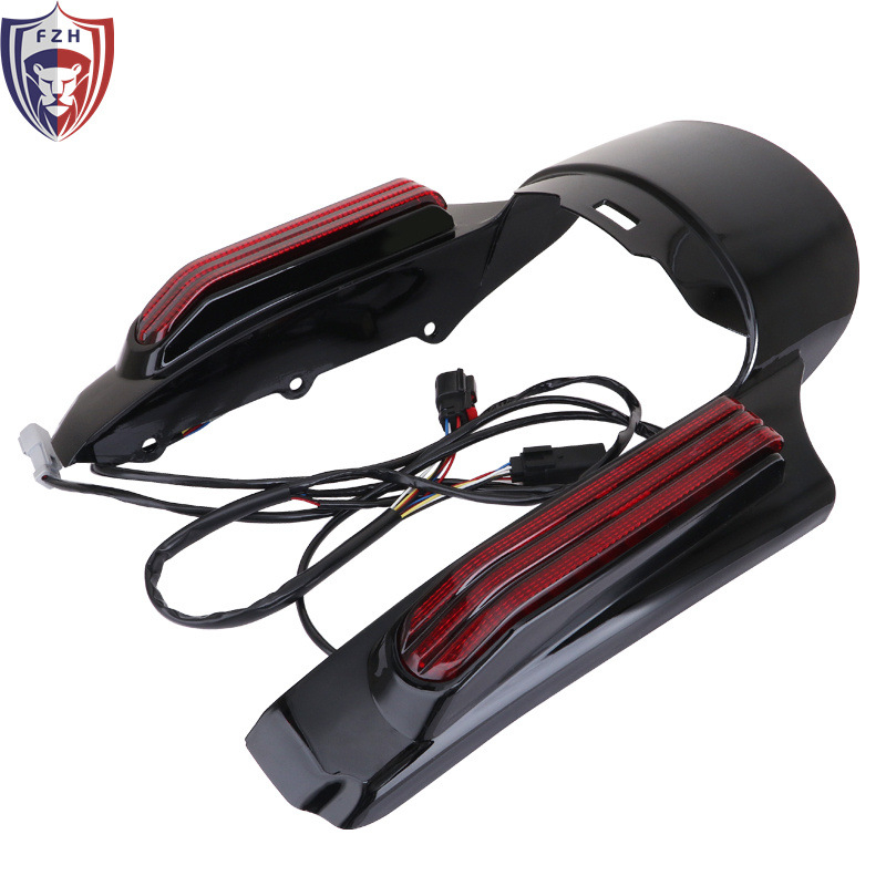 LED hátsó sárvédő lámpa Harley-Davidson Street Glide, Road King és Glide motorkerékpárokhoz (PVC ház, ABS sárvédő)