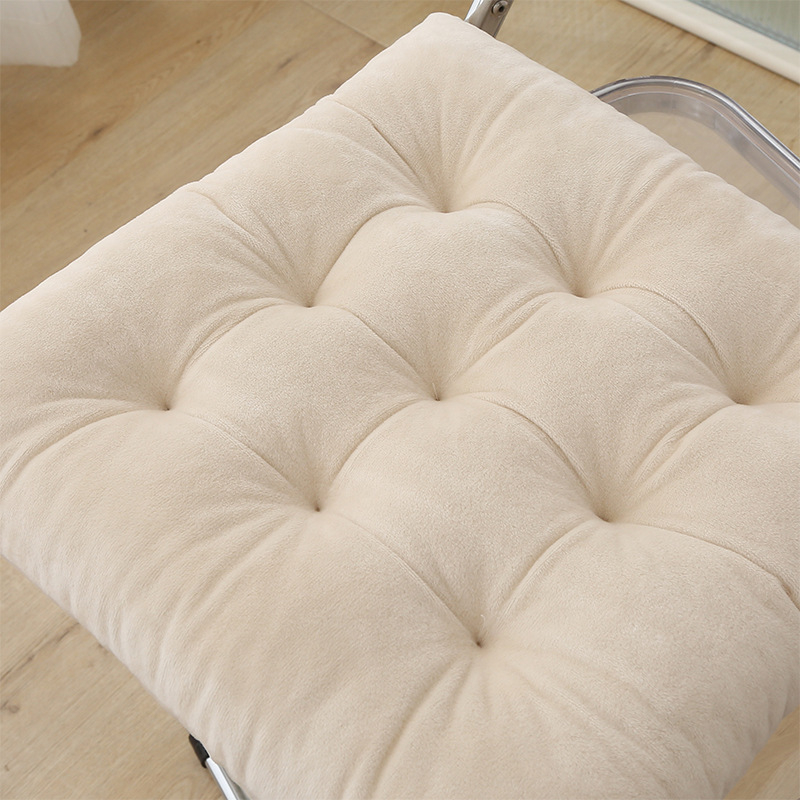 Debela futon jastučnica za stolicu – dvostrano pliš, protuklizna, punjenje od perlaste pamuke, materijal kristalni velur, prilagodljivo