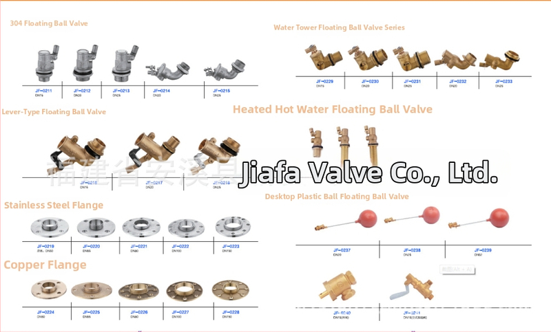 Colleeller Jf-0229 Nerezová oceľ plávajúci ventil, rýchle otvorenie keramickým jadrom, univerzálne nastaviteľný, závitové pripojenie, guľový typ