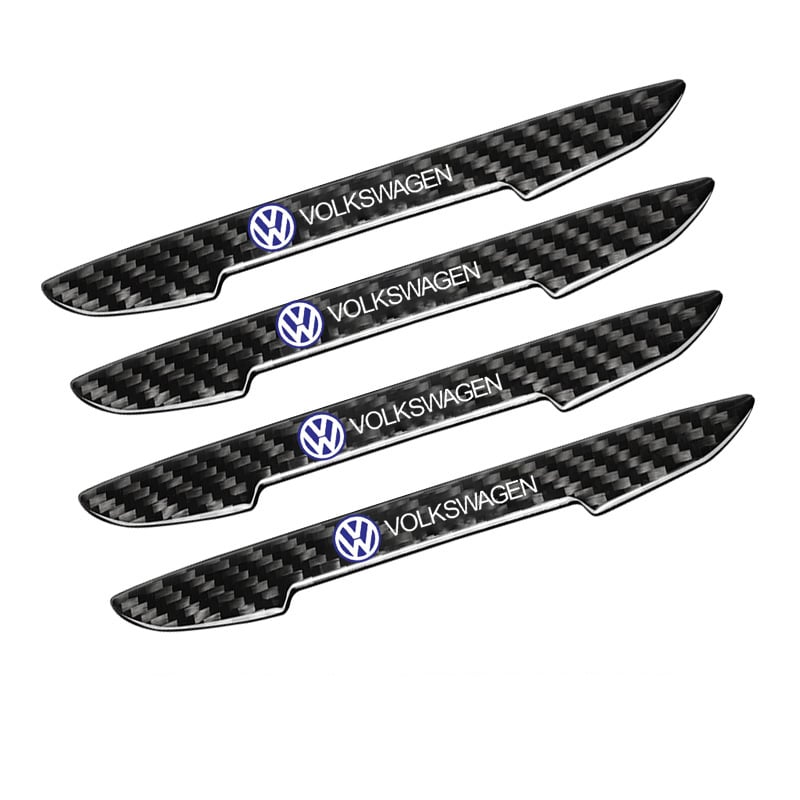 Auto tijelo zaštitna traka protiv sudara | Zaštitni film za rub vrata s karbonskim uzorkom | Materijal Epoxy PVC | Brand Rollsky | Univerzalna kompatibilnost