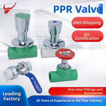 PPR kuglični ventil, hidraulički pogon, fiksna konstrukcija, za vodu