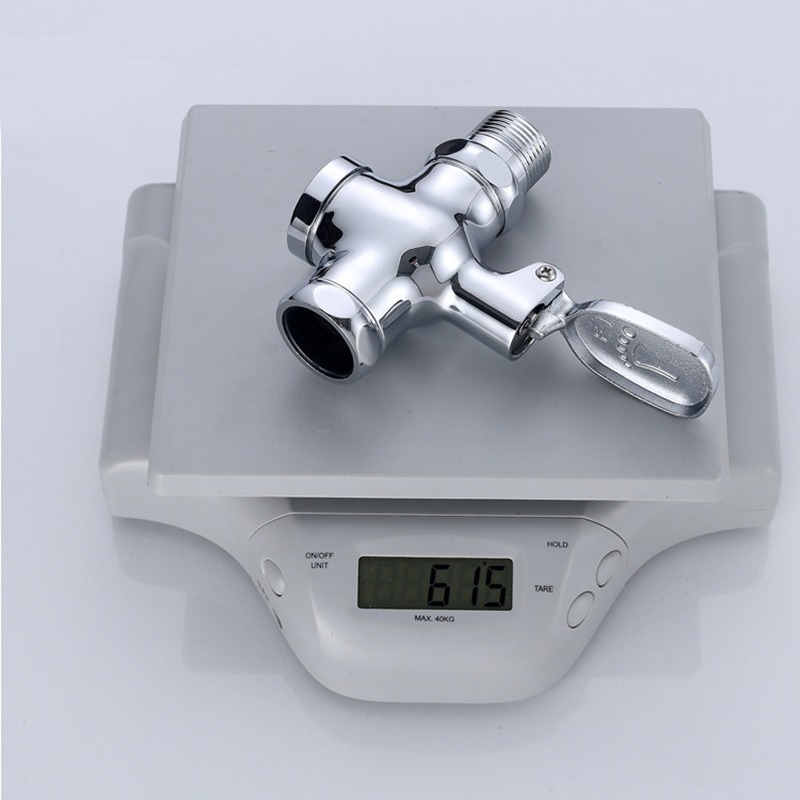 Ventil pedal din cupru pentru baie, patru căi, deschidere rapidă (Material: cupru; Timp de spălare: 5; Presiune de lucru: 1.0; Model: Ventil pedal)