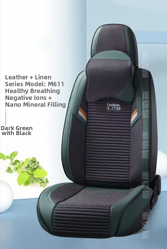 Perne pentru scaunul auto și husă, piele Napa cu accente placate cu aur; Umplutură: coji de hrișcă; Brand: Altul