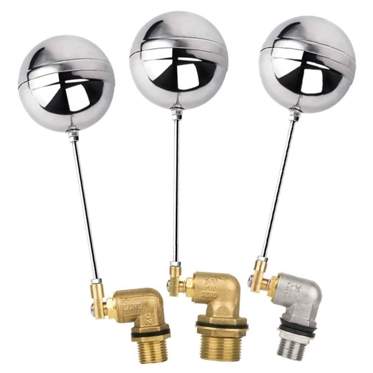 Plutajući ventil s podešavajućim keramičkim jezgrom i kuglom od nehrđajućeg čelika, plutajući tip, hidraulički pogon, regulacija razine vode u spremniku