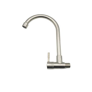 Robinet de bucătărie din oțel inoxidabil, montaj în perete, monocomandă, model wz-1013, miez ceramic