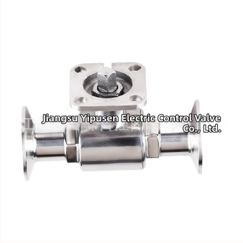 Epson 304 nerezová oceľ guľový ventil, sanitárnej triedy, plný prierez, priama cesta, ručný pohon