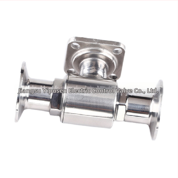 Epson 304 nerezová oceľ guľový ventil, sanitárnej triedy, plný prierez, priama cesta, ručný pohon