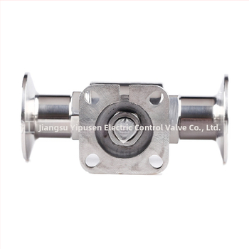 Epson 304 nerezová oceľ guľový ventil, sanitárnej triedy, plný prierez, priama cesta, ručný pohon