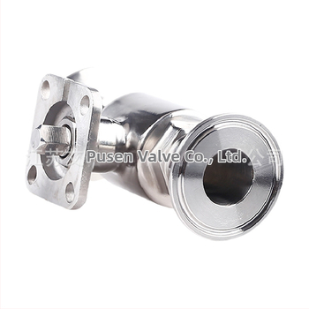 Epson 304 nerezová oceľ guľový ventil, sanitárnej triedy, plný prierez, priama cesta, ručný pohon