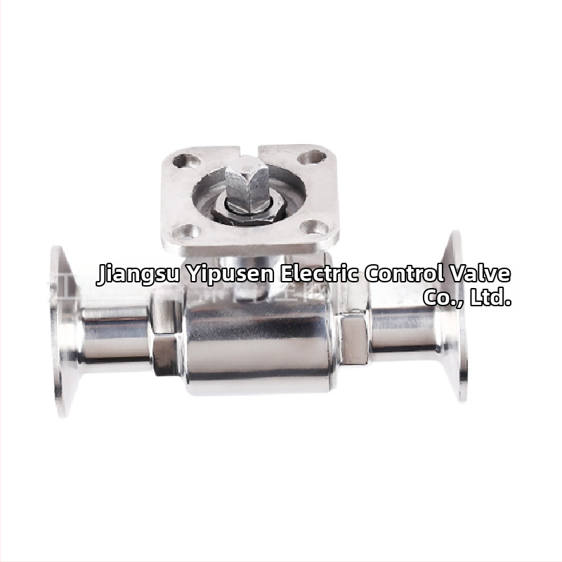 Epson 304 nerezová oceľ guľový ventil, sanitárnej triedy, plný prierez, priama cesta, ručný pohon