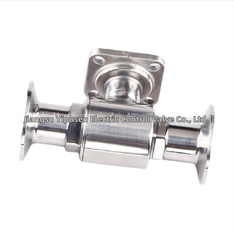 Epson 304 nerezová oceľ guľový ventil, sanitárnej triedy, plný prierez, priama cesta, ručný pohon