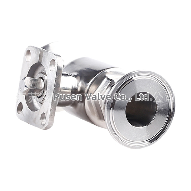 Epson 304 nerezová oceľ guľový ventil, sanitárnej triedy, plný prierez, priama cesta, ručný pohon