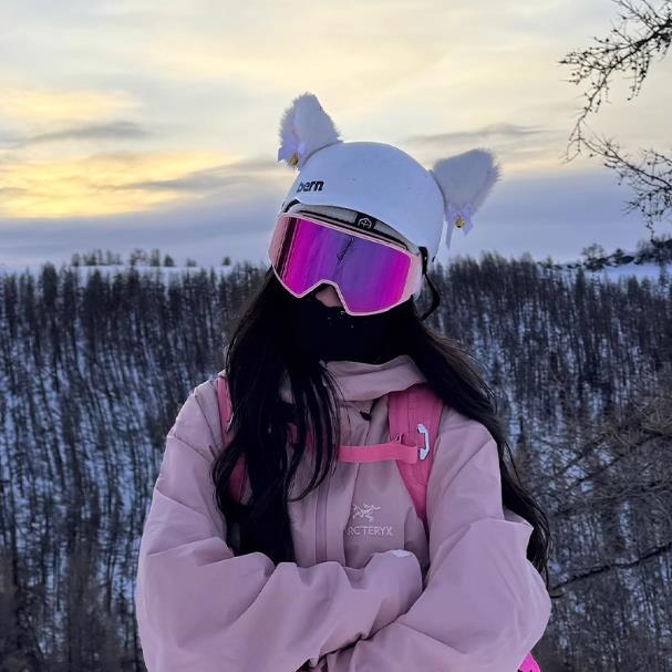 Decorațiune pentru cască cu urechi de iepure din pluș - Haoming 0156, personalizabil