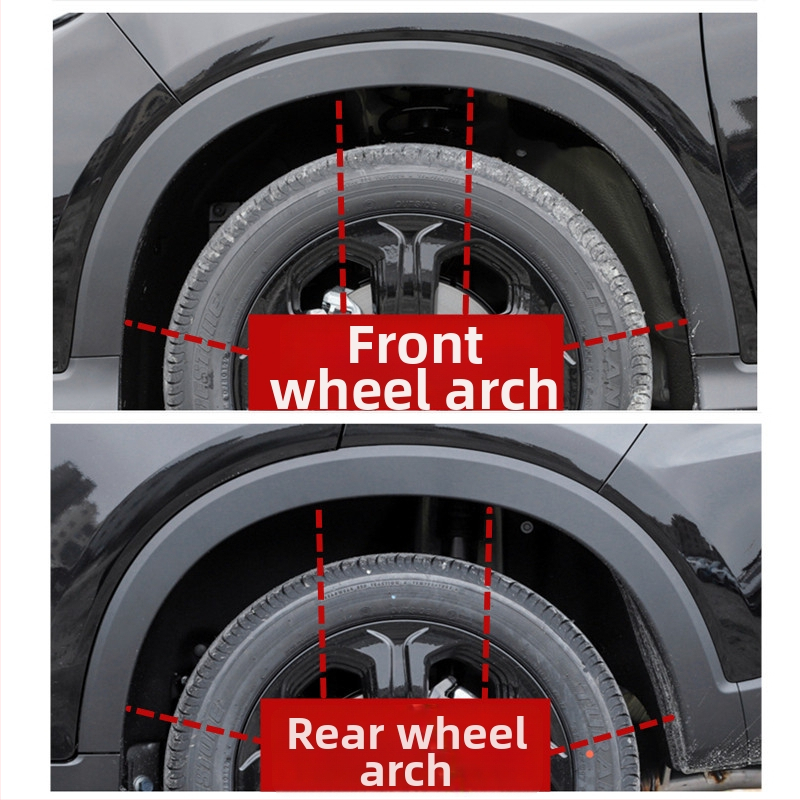 Nerezová oceľová lišta blatníka pre Honda Binzhi XRV 2015-2021 – predné a zadné oblúky, pásy proti nárazu, ochrana hrany