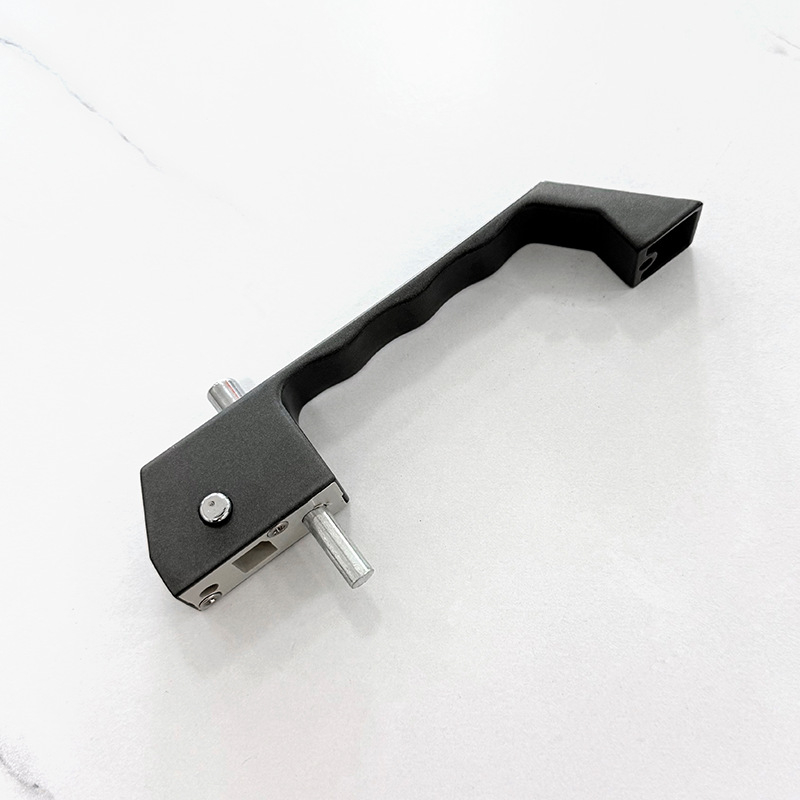 Kvaka za prozor s dijamantnom mrežom - aluminijski spoj, model 015, moderan jednostavan dizajn, završna obrada: sprej i elektropaliranje