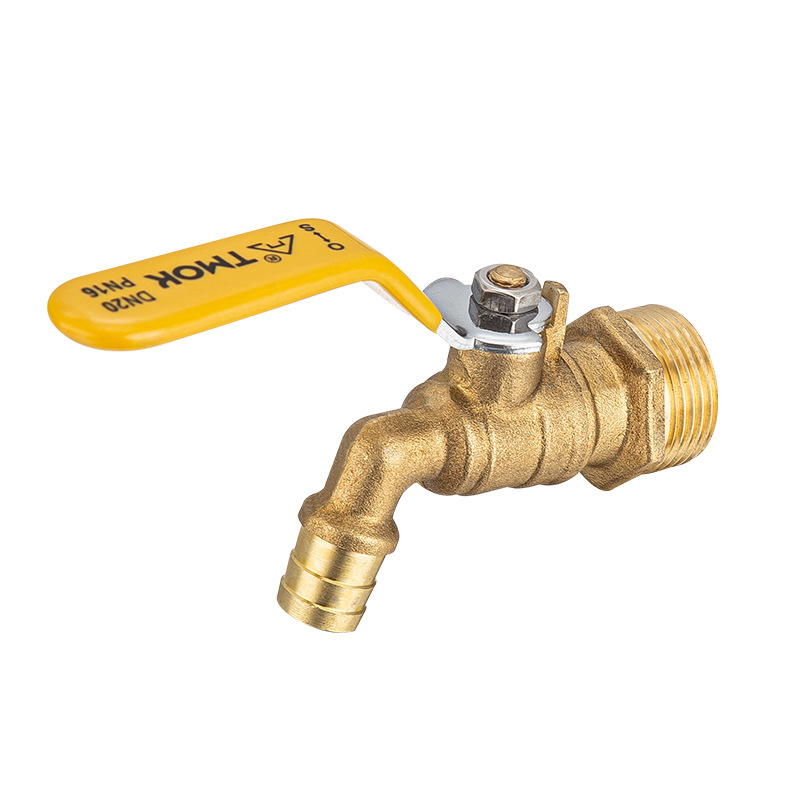 Mesing kuglasti ventil s vanjskim navojem, ručno upravljanje, jednosmjerni tok, pravokotni prolaz, za vodu