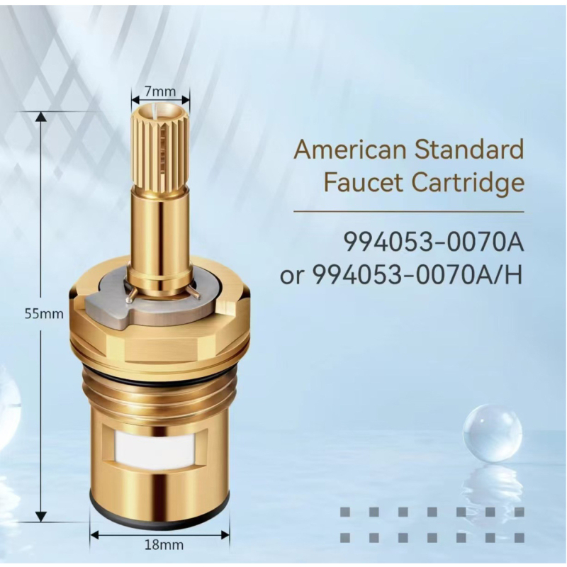 Miez de valvă pentru robinet, cupru cu disc ceramic, Standard American, deschidere rapidă