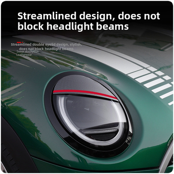 MINI F séria dekoratív kryt svetla — ABS dekoratív nálepka pre F56/F57