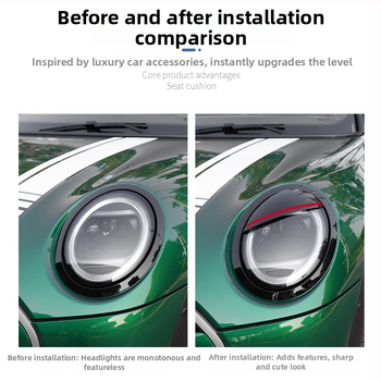 MINI F séria dekoratív kryt svetla — ABS dekoratív nálepka pre F56/F57