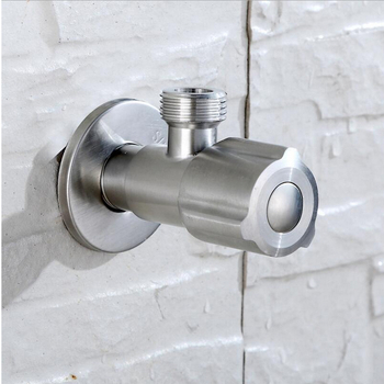 Ventil unghiular SUS0131 din oțel inoxidabil 304, cu conectare filetată, pentru sistem de duș