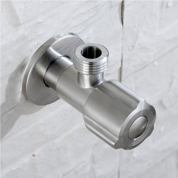 Ventil unghiular SUS0131 din oțel inoxidabil 304, cu conectare filetată, pentru sistem de duș