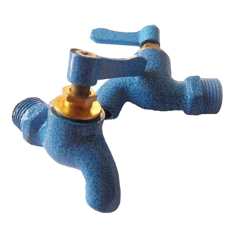 Lijevani željezni slavine s brzim otvaranjem, jednoprućni rotirajući, Model 15, Porcelanski završetak, nazivni tlak 1, radna temperatura ≤80°C