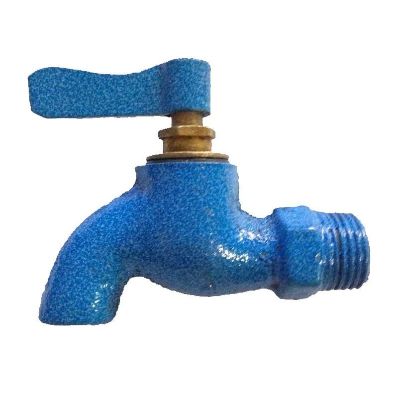 Lijevani željezni slavine s brzim otvaranjem, jednoprućni rotirajući, Model 15, Porcelanski završetak, nazivni tlak 1, radna temperatura ≤80°C