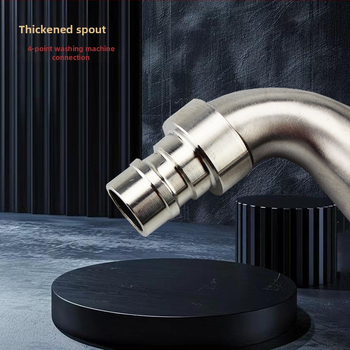 Kran za perilicu rublja od 304 nehrđajućeg čelika, jednostruko upravljanje, nominalni tlak 1.6, raspon temperature 0–100°C